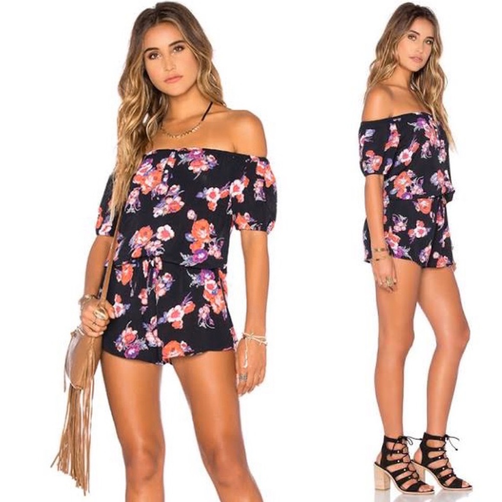 Tularosa Leilani off-the-shoulder Romper